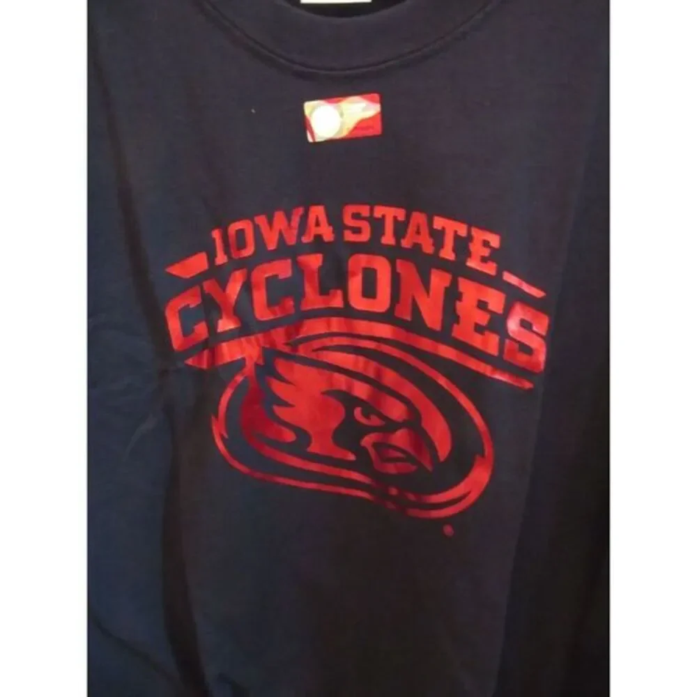 Iowa State University Cyclones‎ ISU Long Sleeved Men's XXL Black NEW - Picture 2 of 2